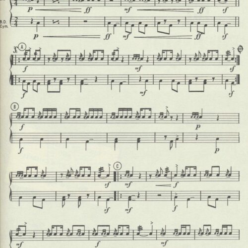 Duet For Snare Drum And Bass Drum With Cymbals by Richard Paschke