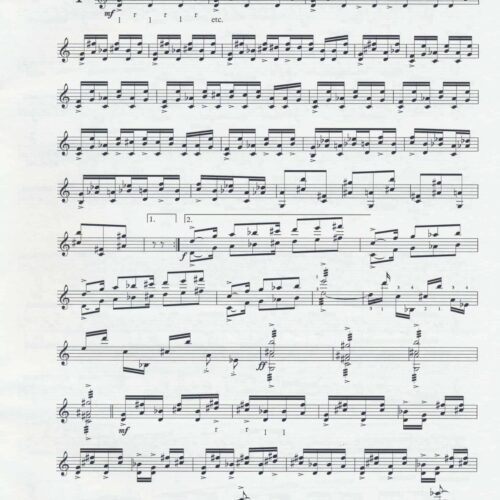 Five Etudes For Marimba Book 1 by Gordon Stout