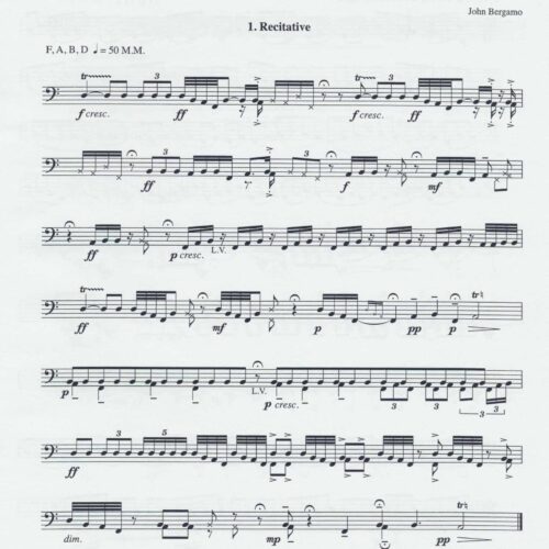 Four Pieces For Timpani by John Bergamo