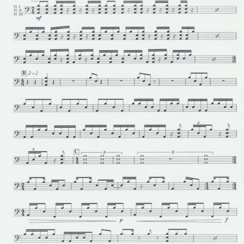 Piece For Three Pairs Of Clapping Hands by Glen Prior