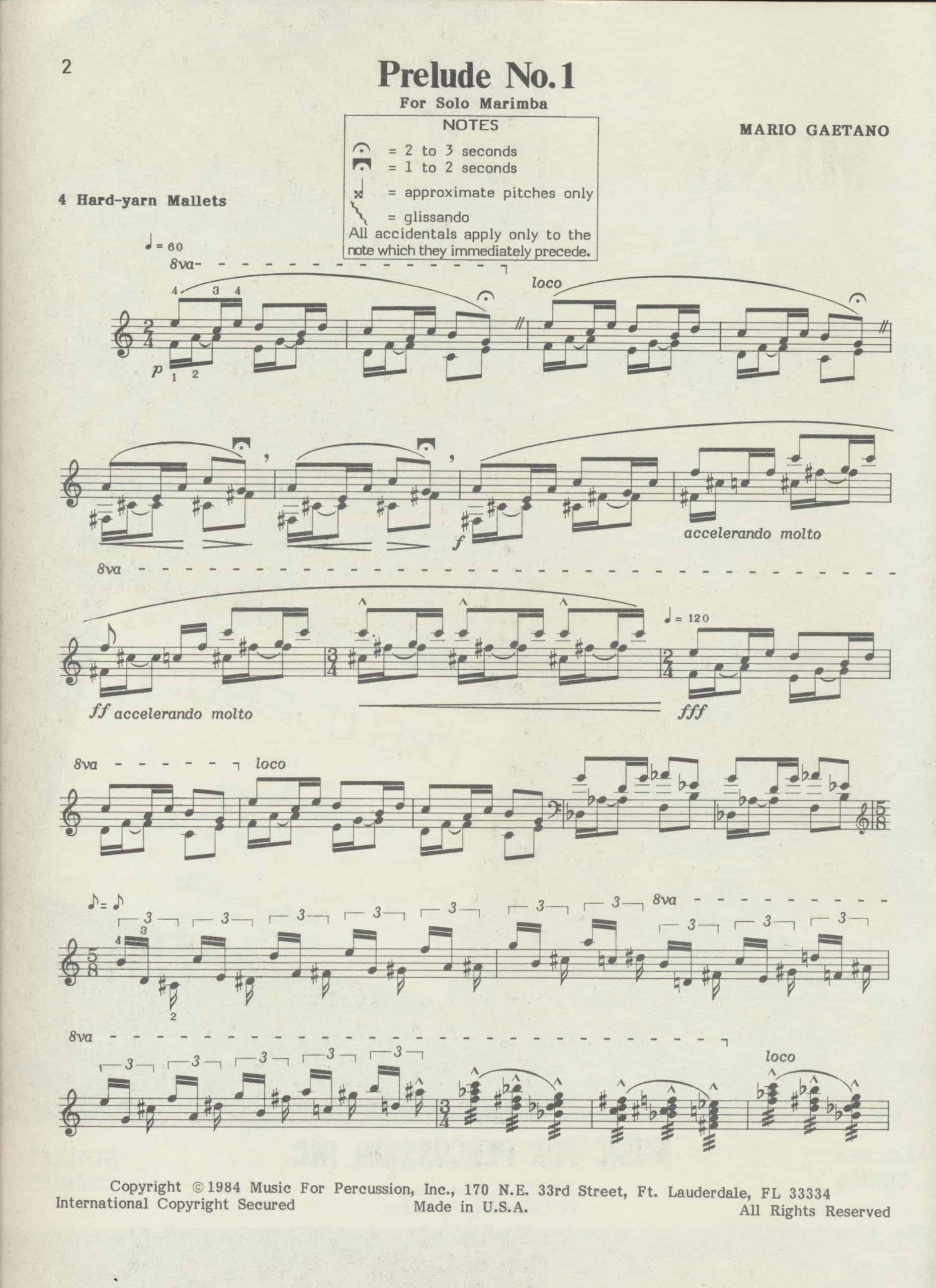 Prelude No. 1 by Mario Gaetano