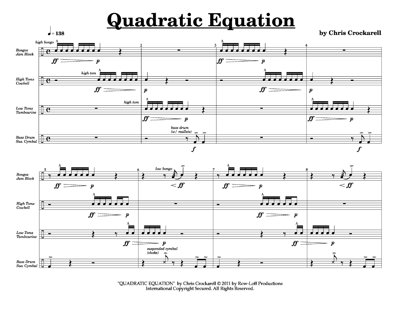 Quadratic Equation by Chris Crockarell