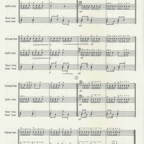 Three Times With Snare by R. Rijsdijk