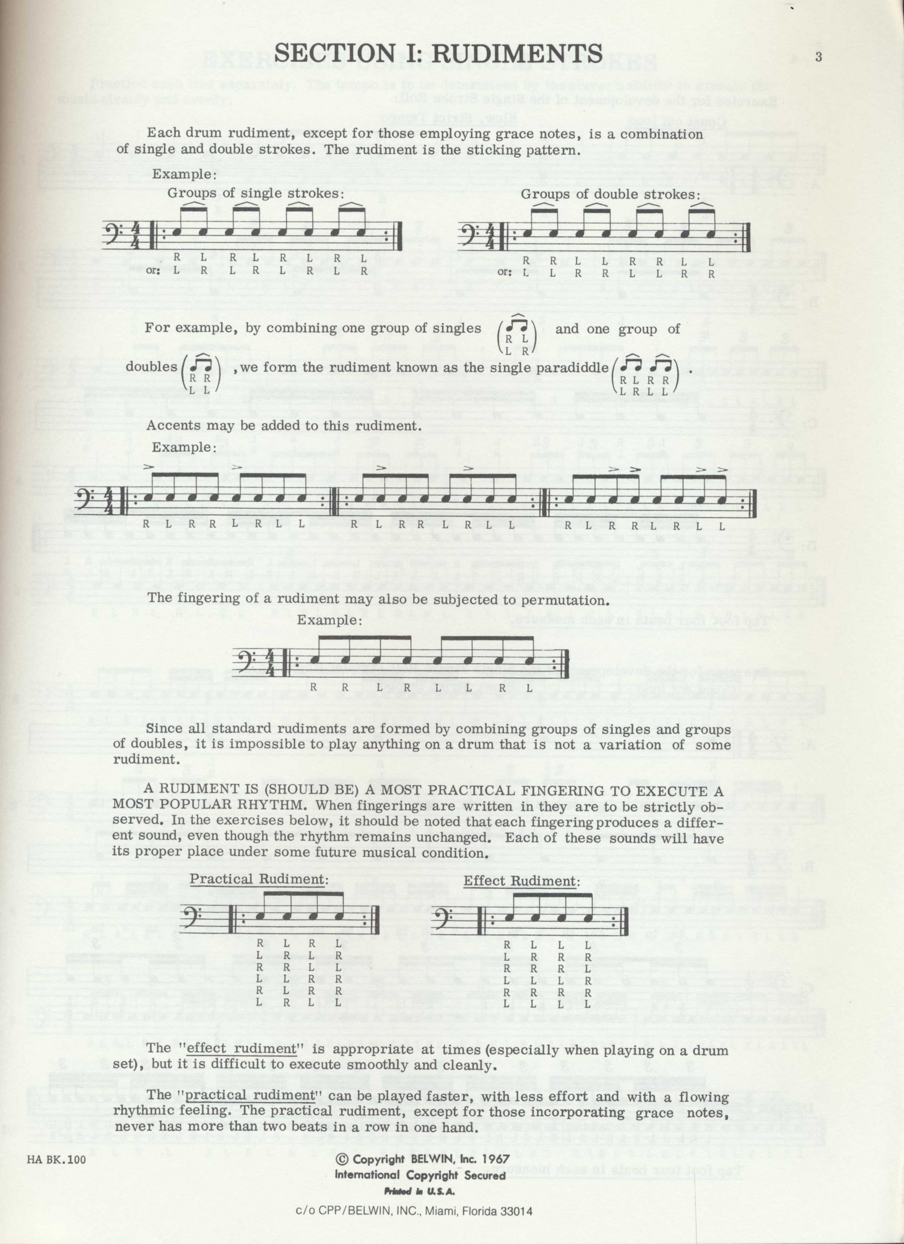 Intermediate Drum Method by Roy Burns