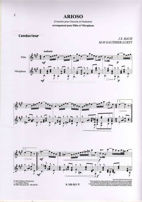 Arioso by Bach arr. MH Gauthier-Lurty