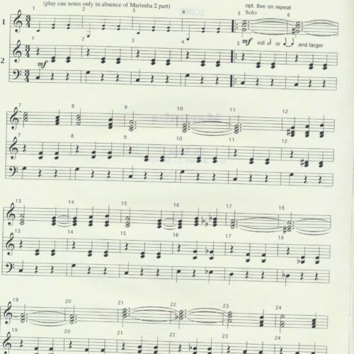 Marimba (duet) by A Lara
