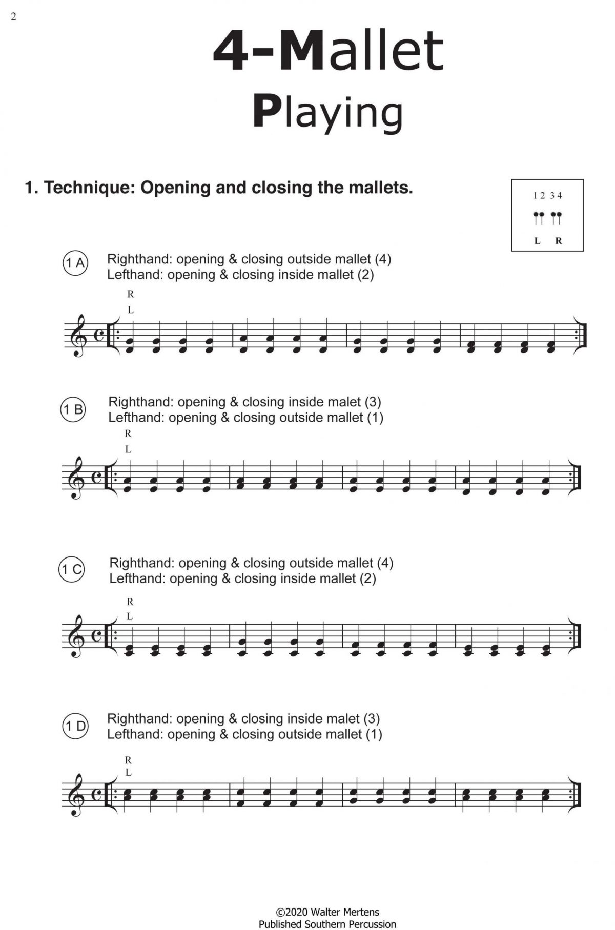 4-Mallet Playing by Walter Mertens
