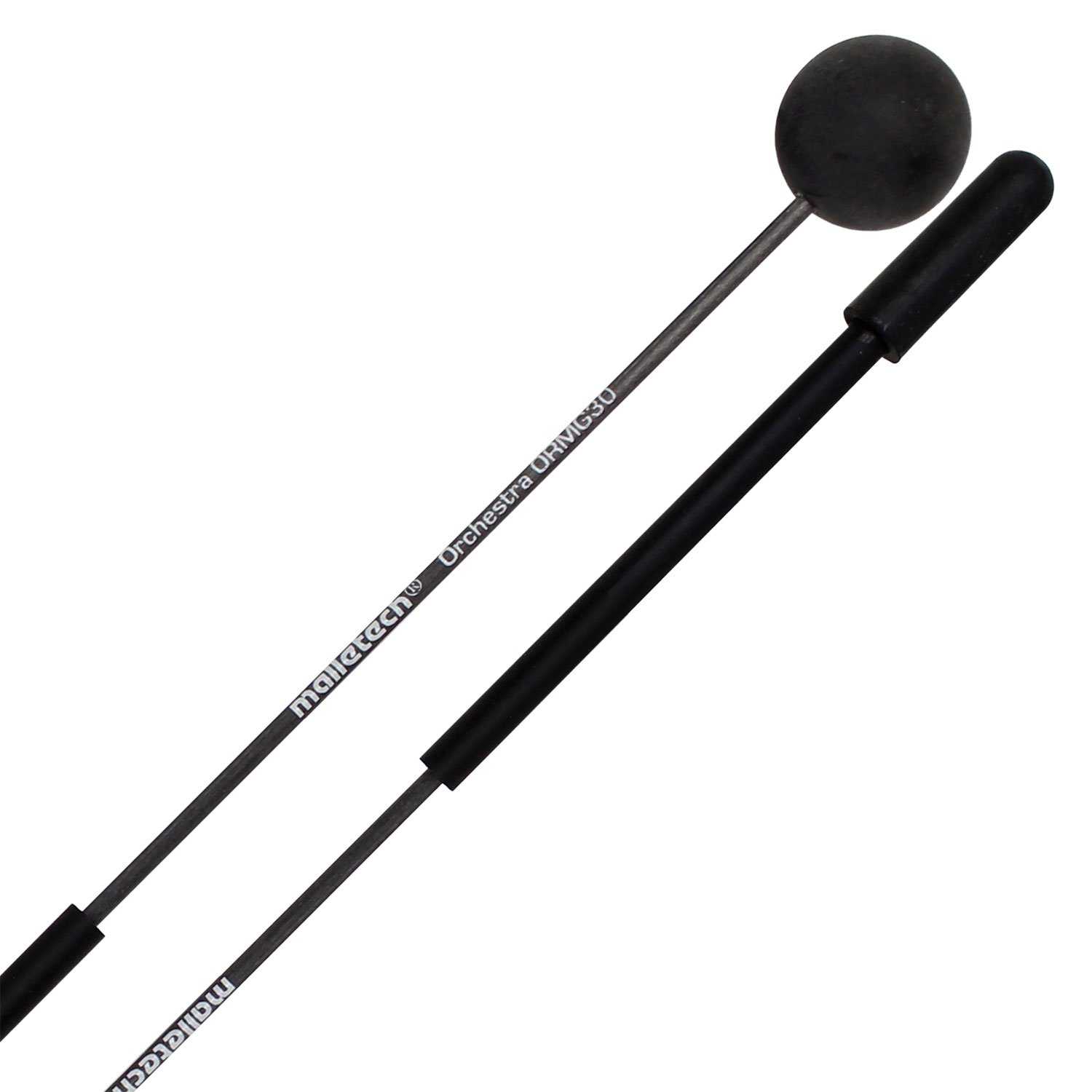 Malletech ORMG30 Orchestral Series Soapy Black Ball Bell Mallets