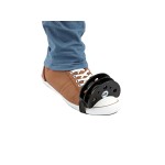Meinl FJS2S-BK Foot Tambourine with Stainless Steel jingles