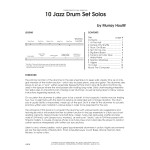 10 Jazz Drum Set Solos by Murray Houllif