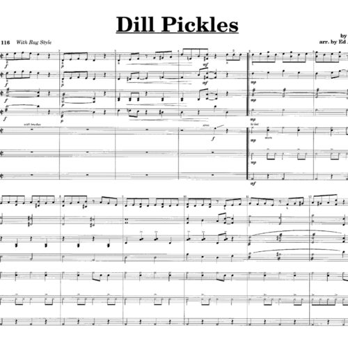 Dill Pickles by Johnson arr. Argenziano