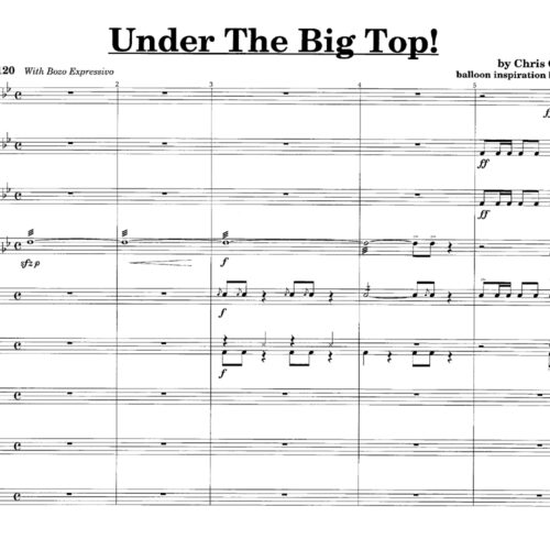 Under the Big Top! by Chris Crockarell