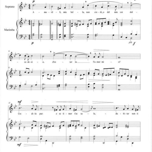 Six Italian Arias by Drew Andreatta