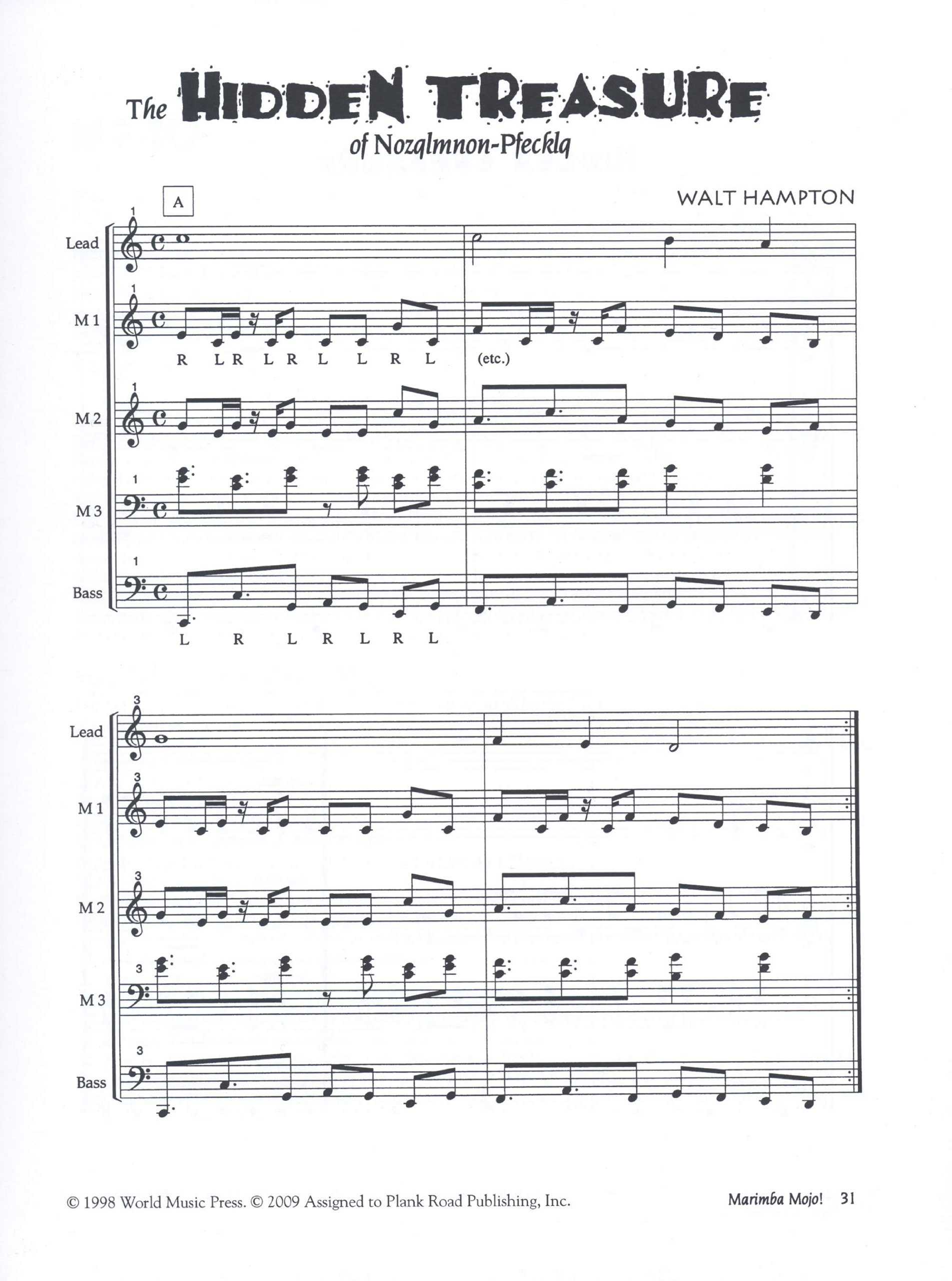 Marimba Mojo! by Walt Hampton