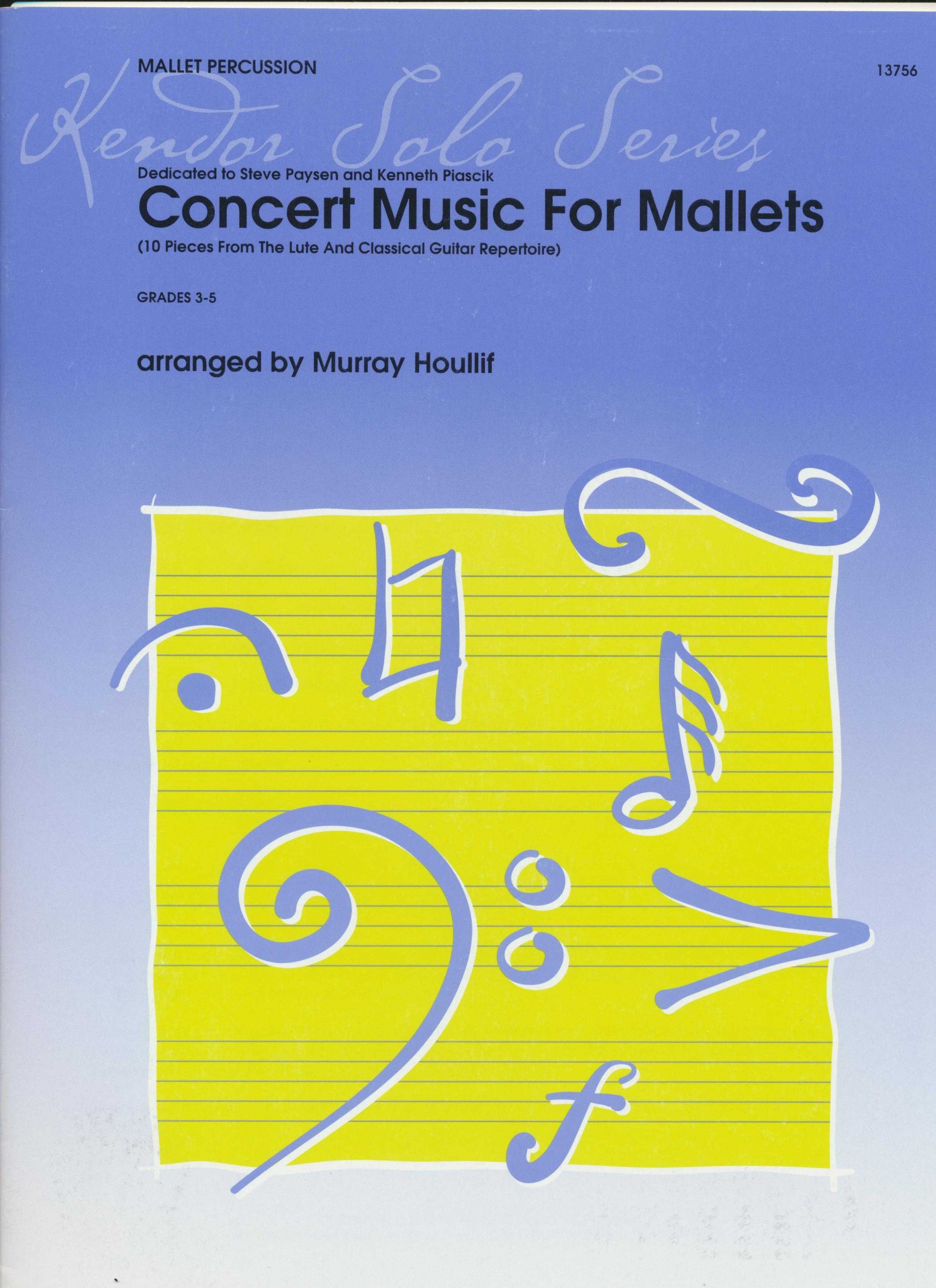 Concert Music for Mallets by Murray Houllif