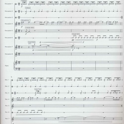 Cloud Folk - score by John Psathas
