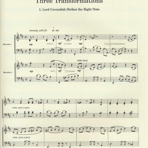 Three Transformations by Carter D. Thomas