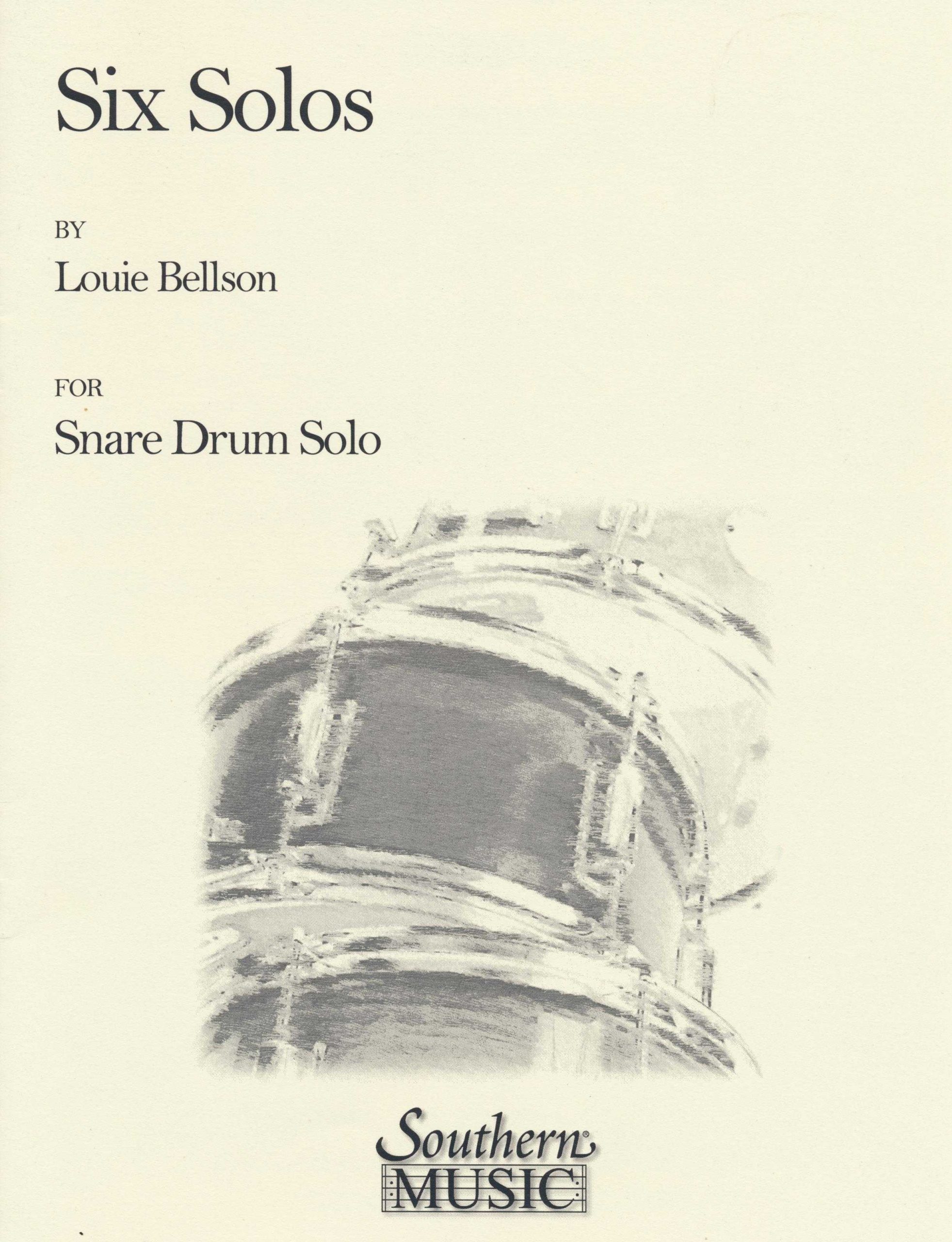 Six Solos for Snare Drum by Louie Bellson