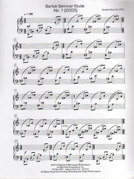 Etudes for Marimba - Book 4 (Seminar Etudes)