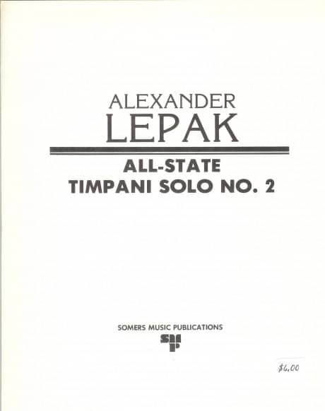 All-State Timpani Solo no. 2
