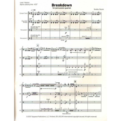 Breakdown by Bradley Slayter