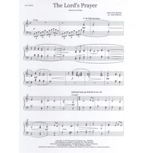 The Lord's Prayer by Malotte arr. Julia Gaines