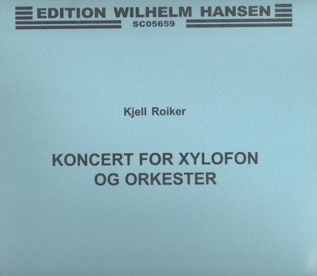 Koncert for Xylofon og Orkester op. 34 (score)