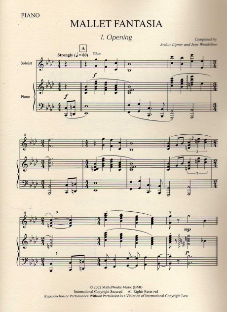Mallet Fantasia (Piano Reduction)