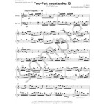 Two-Part Three-Pack three Bach inventions for mallet duo by Bach arr. Brian Slawson