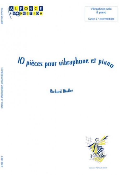 10 pieces pour vibraphone et piano by Richard Muller