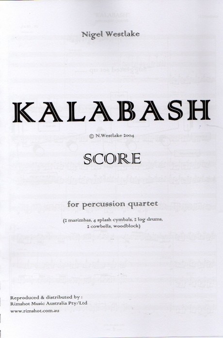 Kalabash (score and parts)