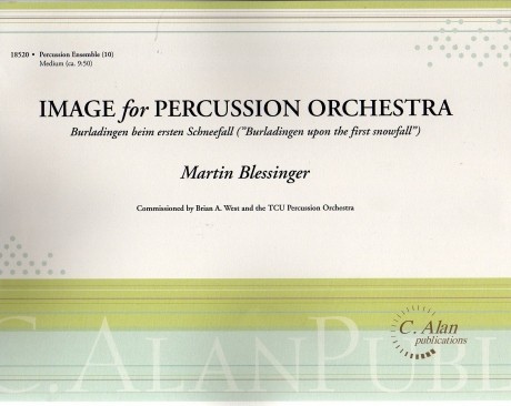 Image for Percussion Orchestra by Martin Blessinger