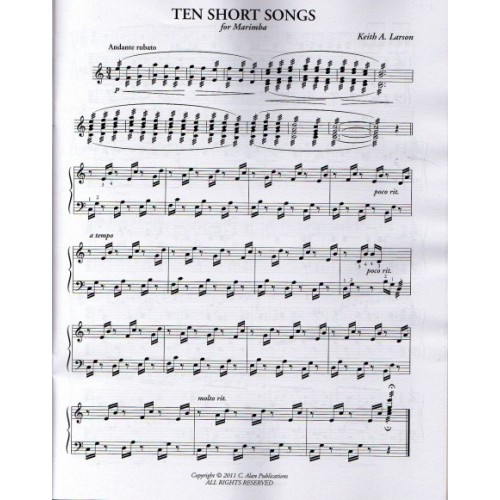 Ten Short Songs by Keith Larson