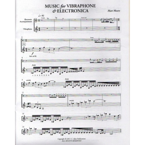 Music for Vibraphone & Electronica by Matthew Moore