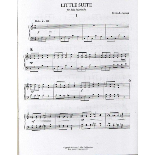 Little Suite for Solo Marimba by Keith Larson