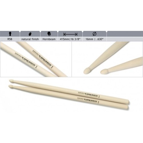 Rohema Rock 5B Hornbeam Drumsticks