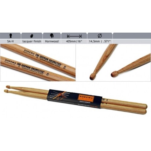 Rohema 5A Hornwood Drumsticks