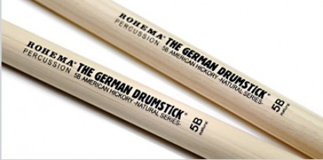 Rohema 5B Natural Series Hickory Drumsticks