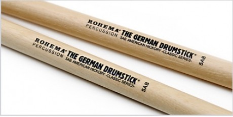 Rohema 5AB Classic Series Hickory Drum Sticks