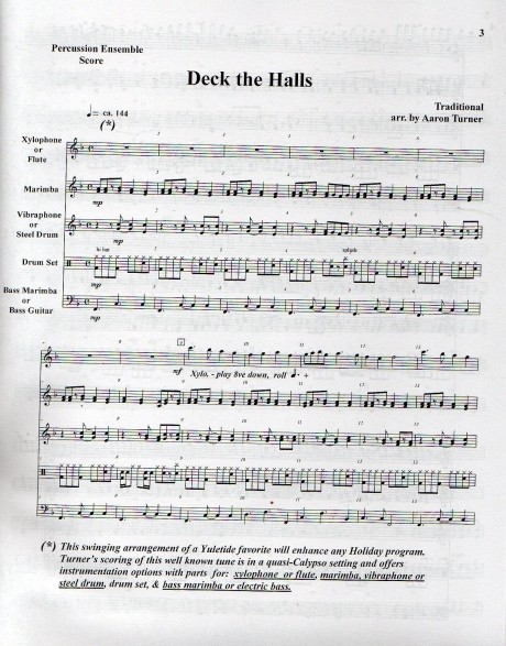 Deck The Halls arr. Aaron Turner