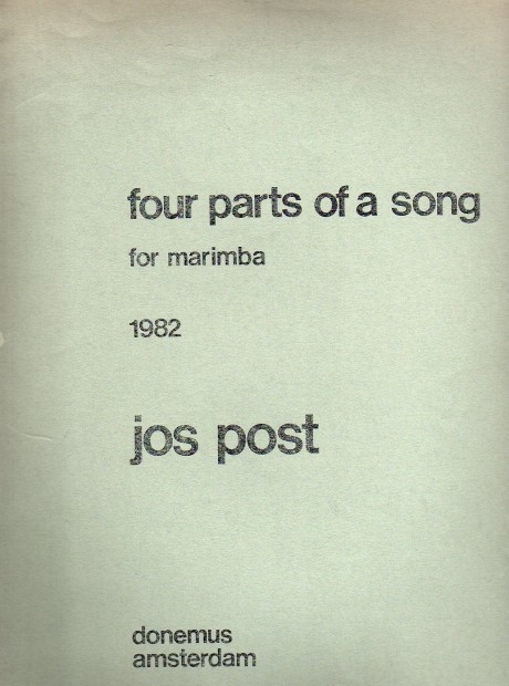 Four parts of a song