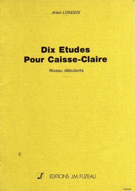 Dix Etudes Pour Caaisse-Claire