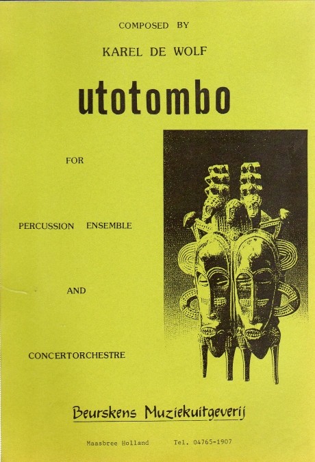 Utotombo for percussion ensemble and orchestra