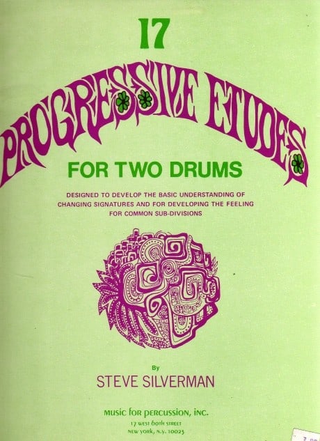 17 Progressive Etudes for two drums by Steve Silverman