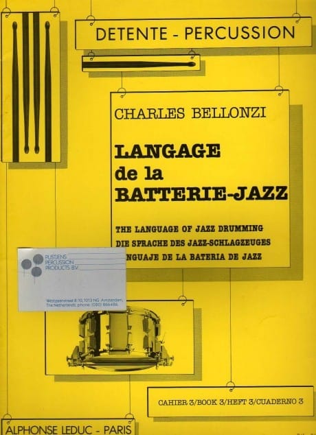 Langage de la Batterie-Jazz - book 3