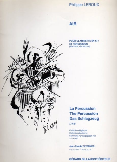 Air pour clarinette and Percussion