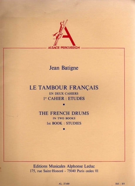 Le Tambour Francais (The Drumch Drums) vol. 1