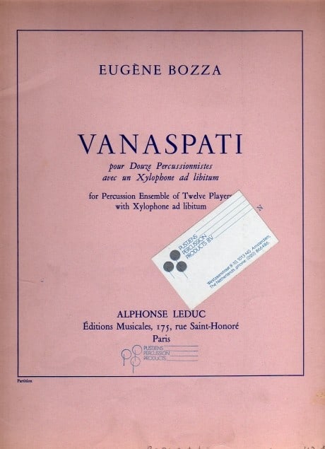 Vanaspati (scores and parts)