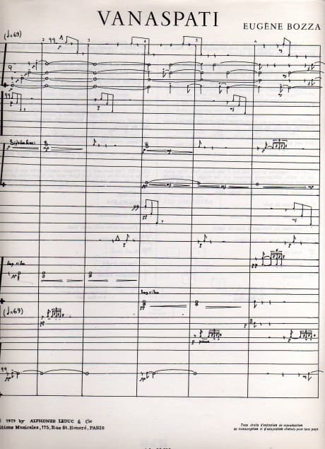 Vanaspati (scores and parts)