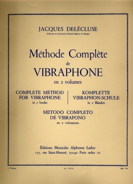 Complete Method For Vibraphone (volume 1)